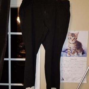 Torrid zipper/ 2 button black dress pants 26S